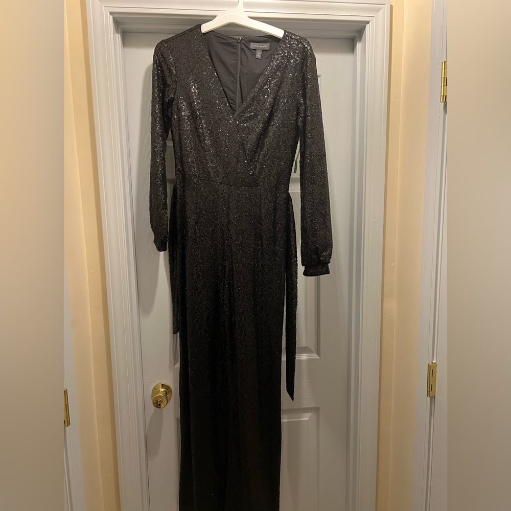 Black, Sequin Jumpsuit. New with tags!